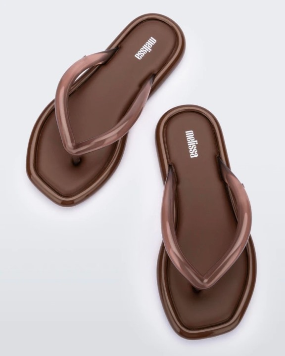 Chinelo Melissa Airbubble Marrom