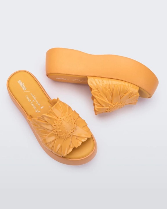 Melissa Becky Panc Isabela & Chica Capeto Slide Amarelo