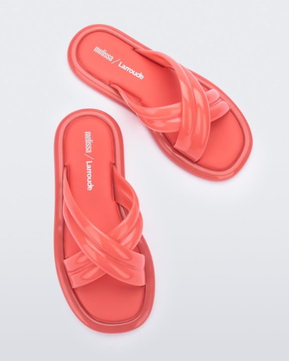 Melissa Cali Slide Larroude Vermelho