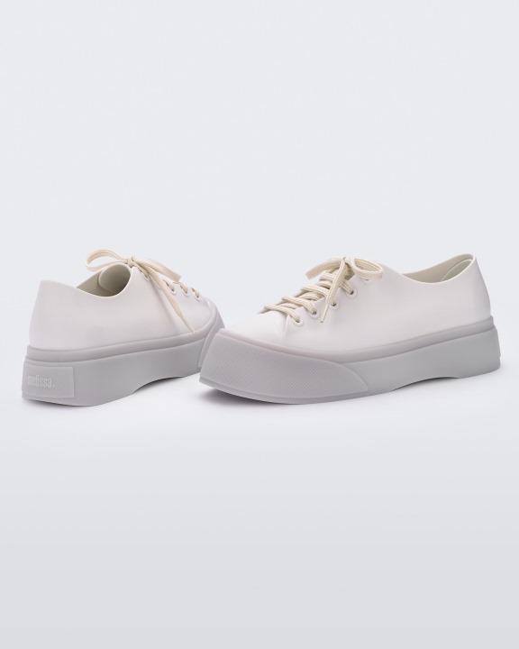 Sapatilha Melissa Drive Branco-bege