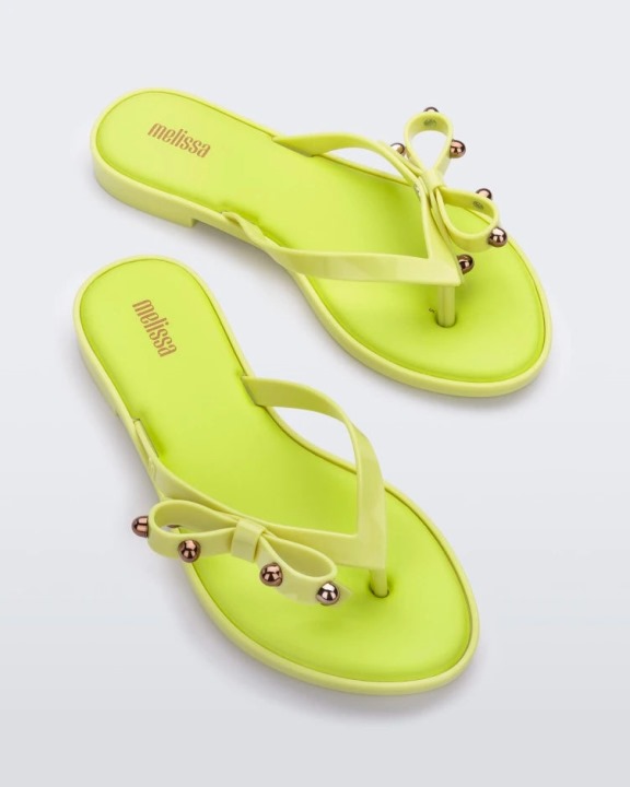 Melissa Chinelos Slim Verde Neon