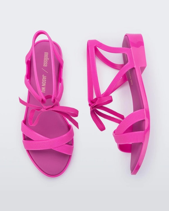 Sandália Melissa Ophelia Low Jason Wu Rosa Choque