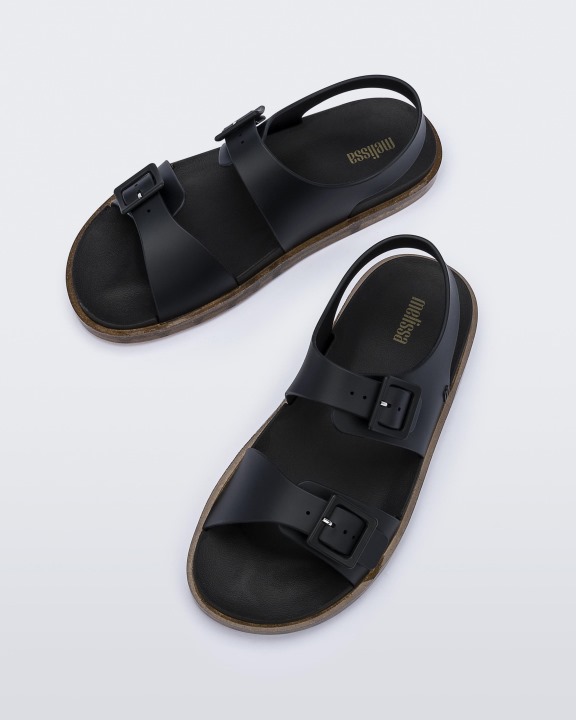 Melissa Sandália Larga Preta