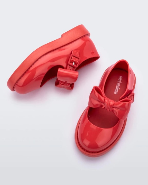 Mini Melissa Lola Flat Baby Red