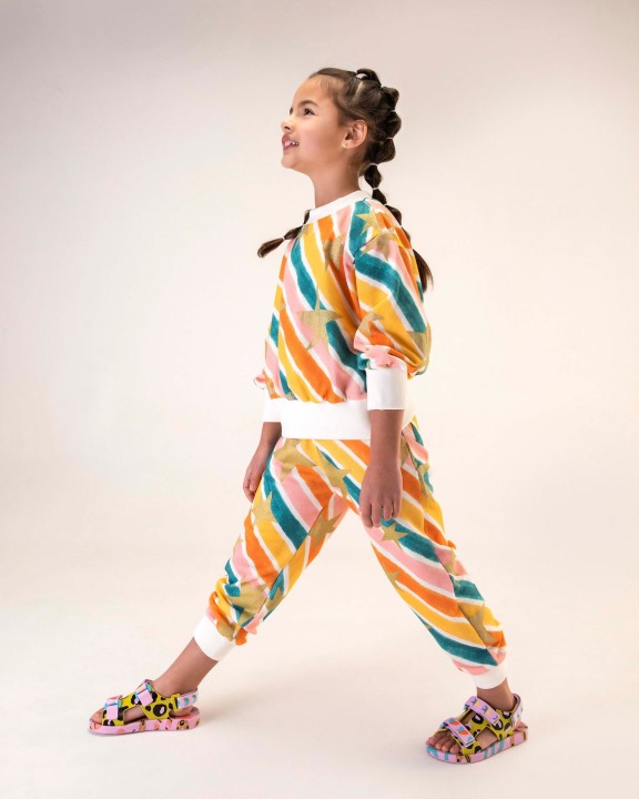 Mini Melissa Ping Pong Fabula Sandal-kids Lilás-azul