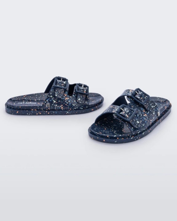 Mini Melissa Sandália Larga Infantil Azul